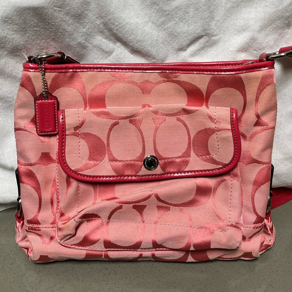 PINK COACH CROSSBODY
